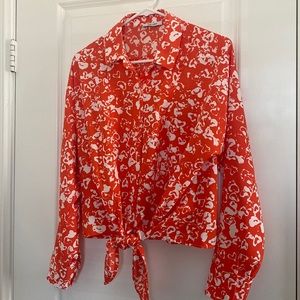 Nine West long sleeved blouse